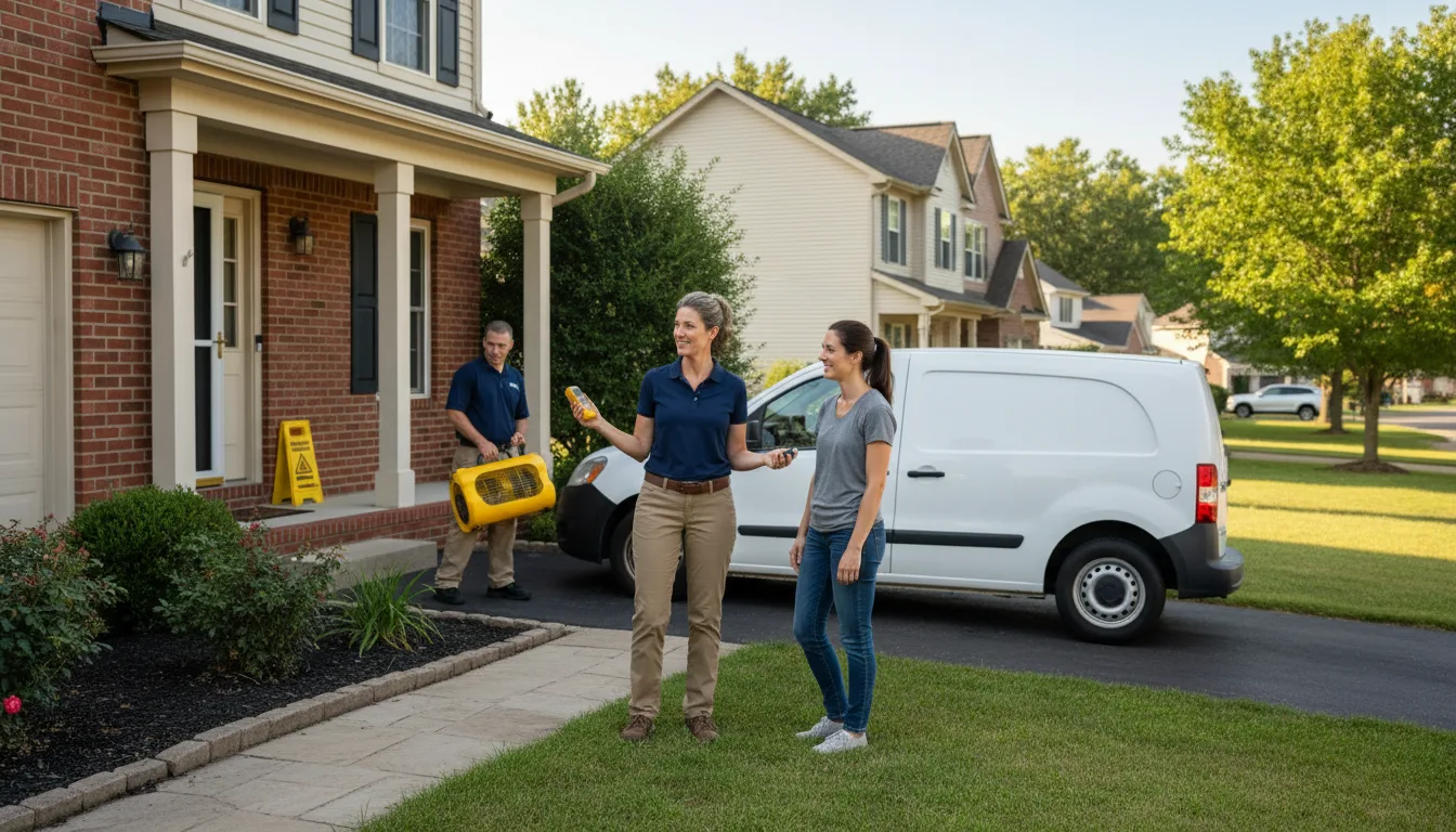 Residential water damage restoration in Fort Ripley, MN